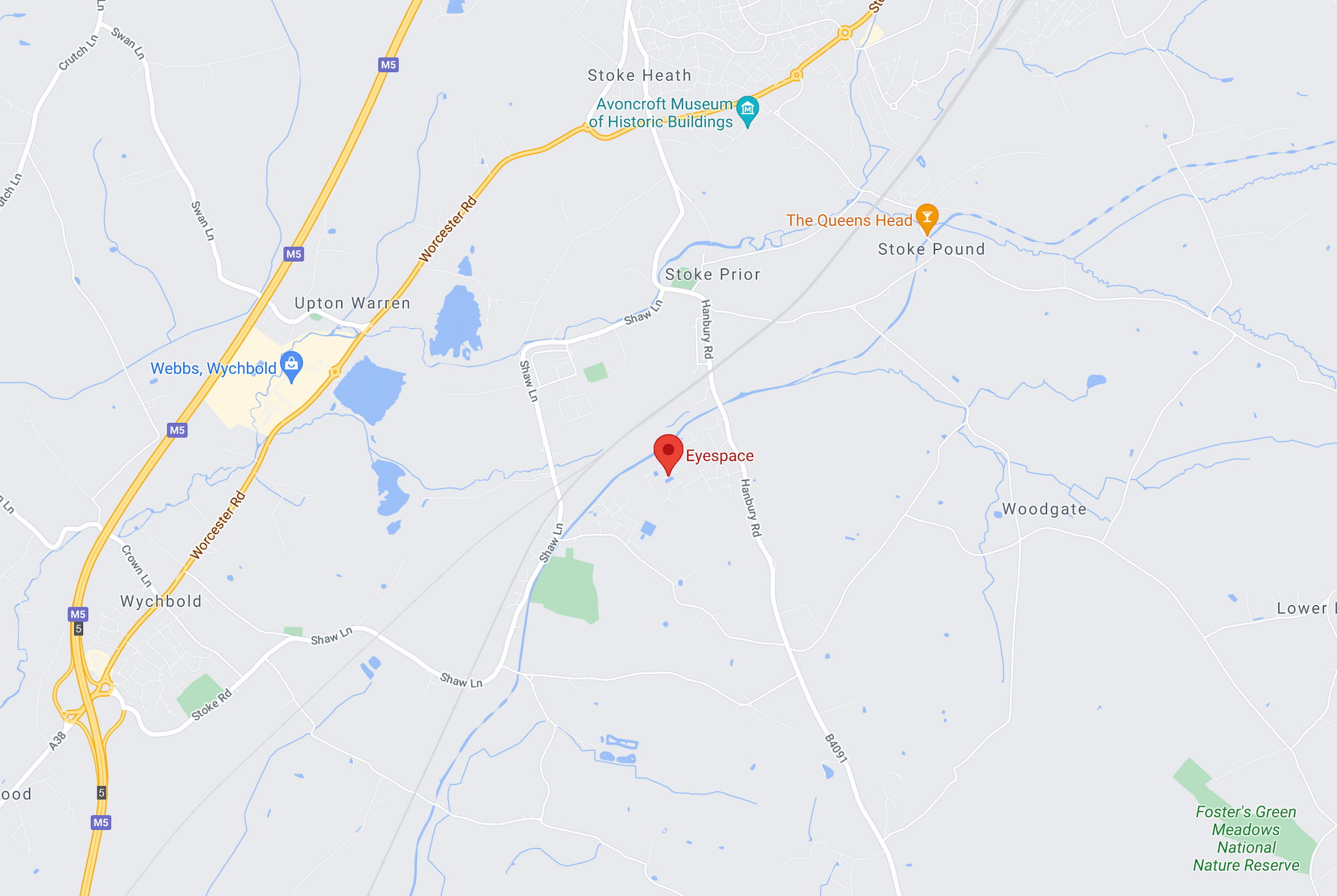 eyespace location map